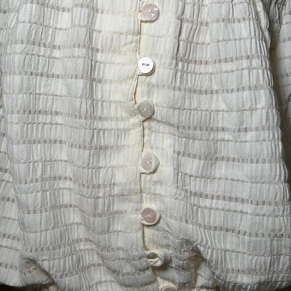 Free people Hailey Blouse Sz Large - Picture 5 of 10